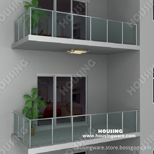 Tempered Glass Railing / Balustrade for Balcony